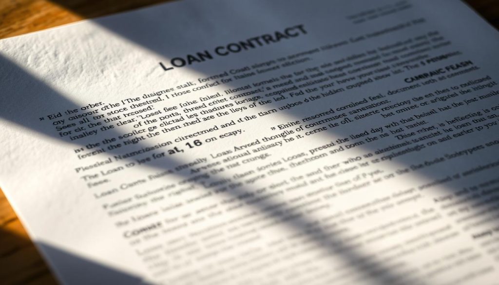 cachés dans un contrat de prêt